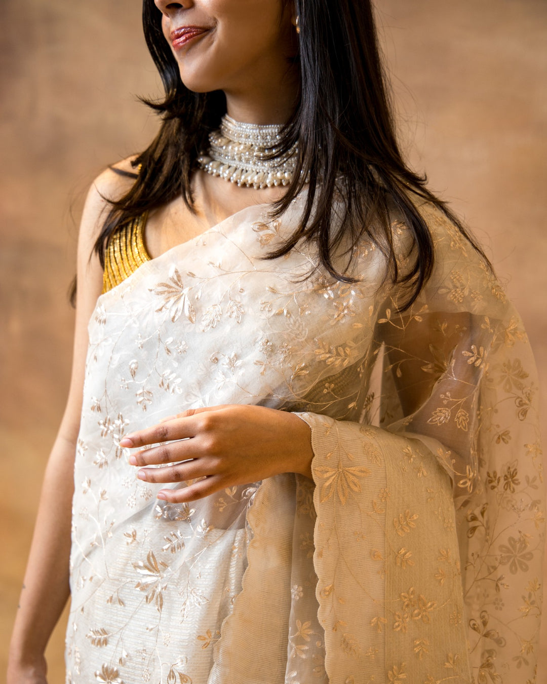 Gold Silver Benarasi Saree