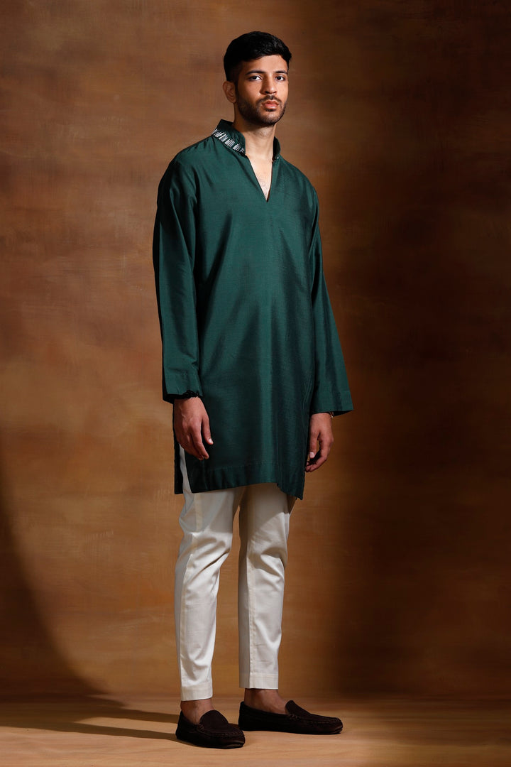 Green Men's Kurta