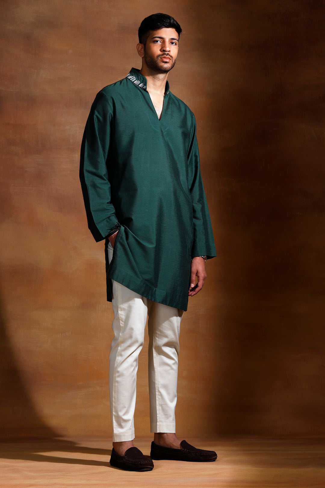 Green Men's Kurta