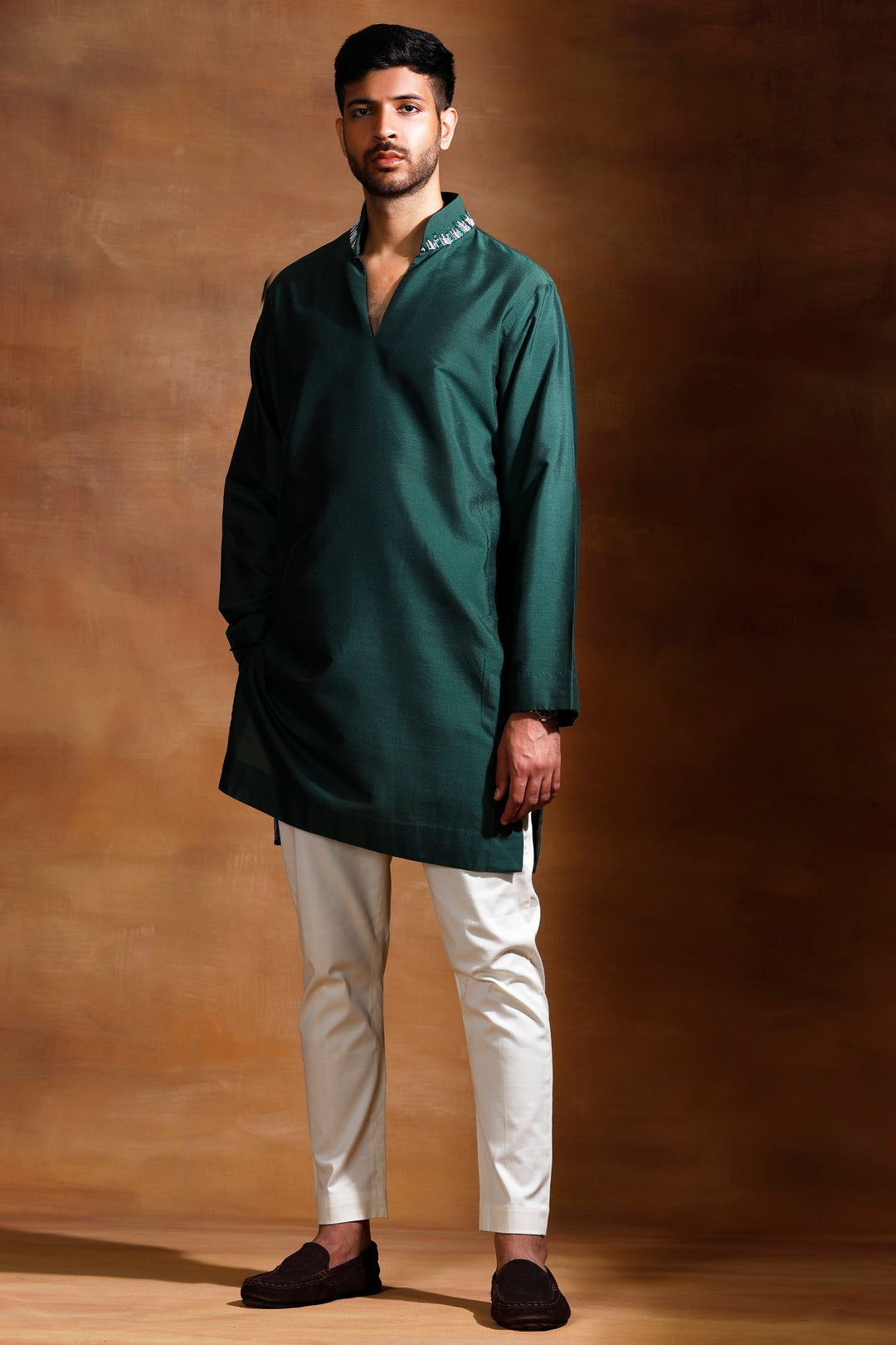 Green Men's Kurta