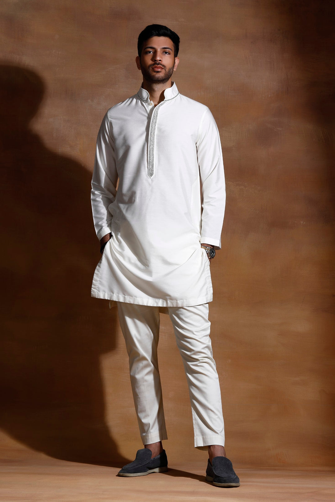 White Men's Kurta