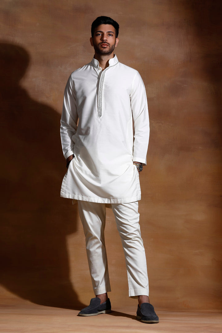 White Men's Kurta