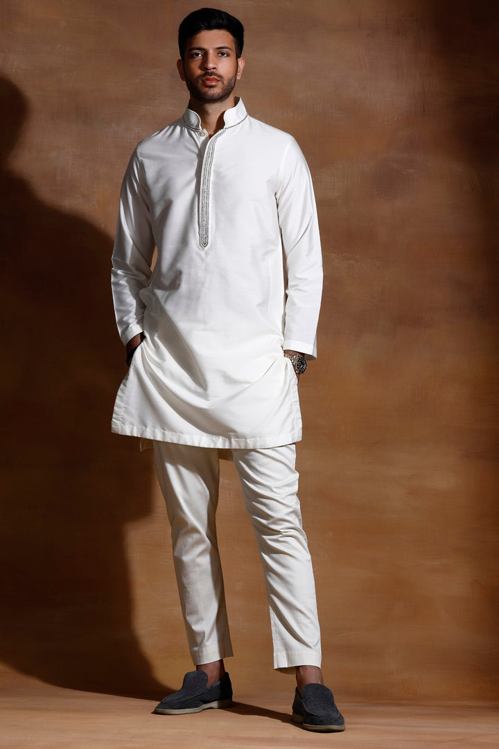 White Men's Kurta