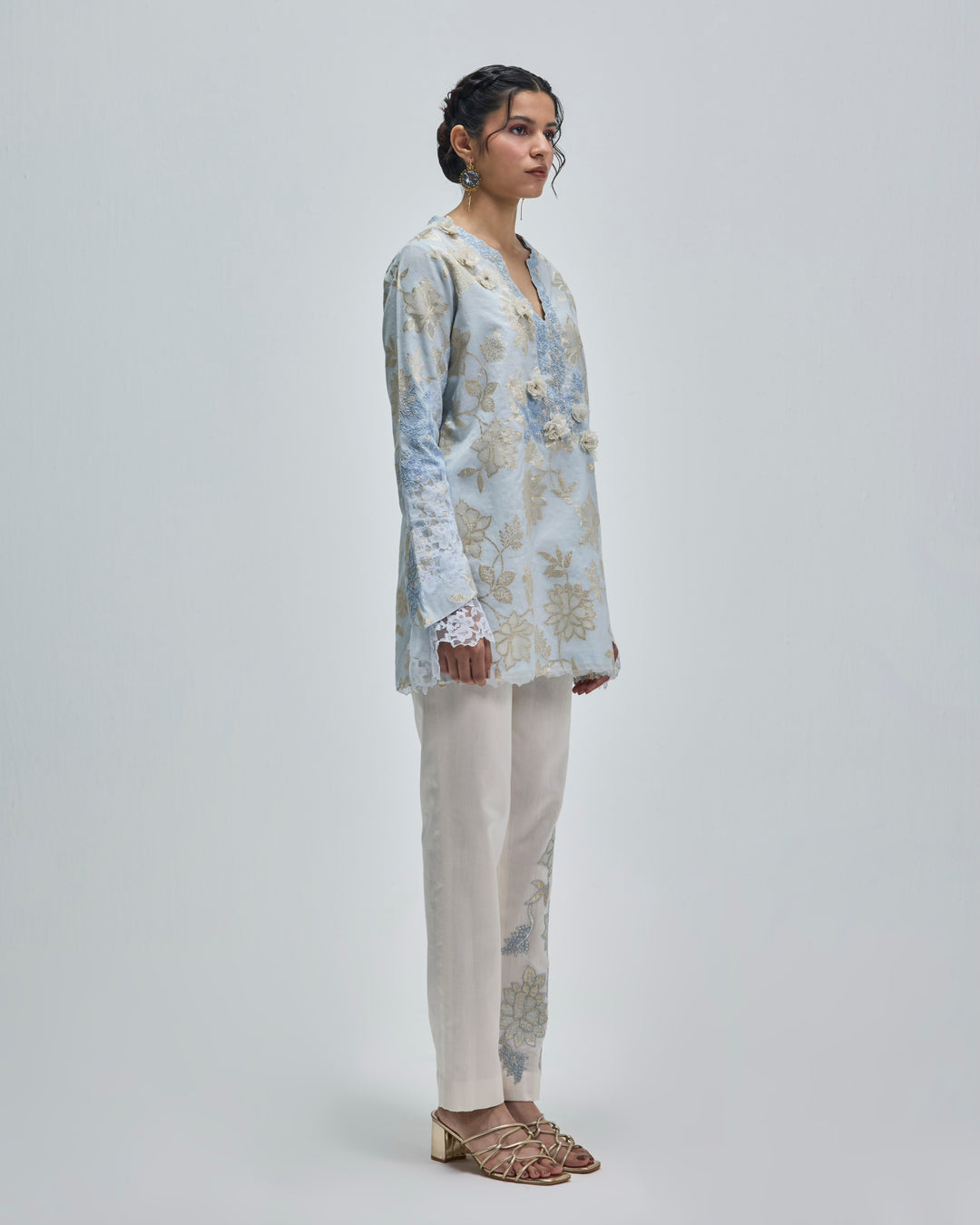 Reva Kurta - Misty Blue