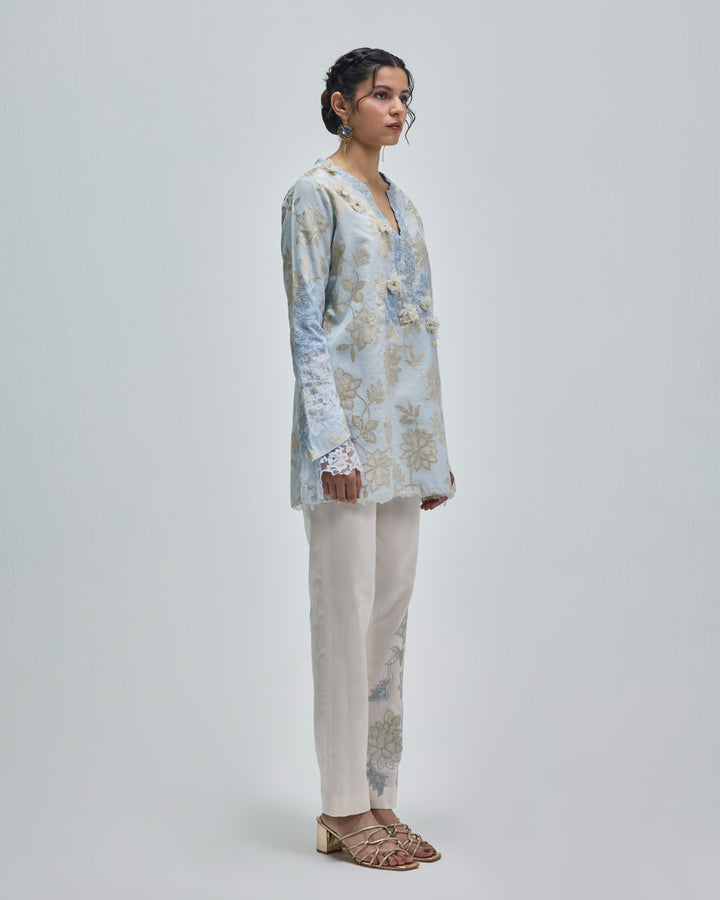 Reva Kurta - Misty Blue