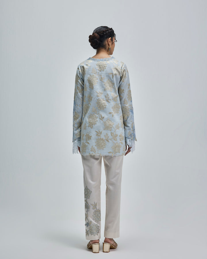 Reva Kurta - Misty Blue