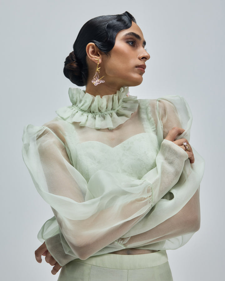 Tara Top - Willow Green