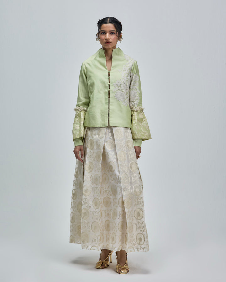 Ziya Top - Lime Pearl
