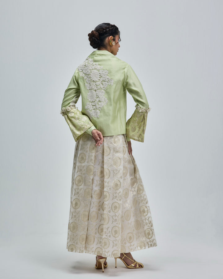 Ziya Top - Lime Pearl