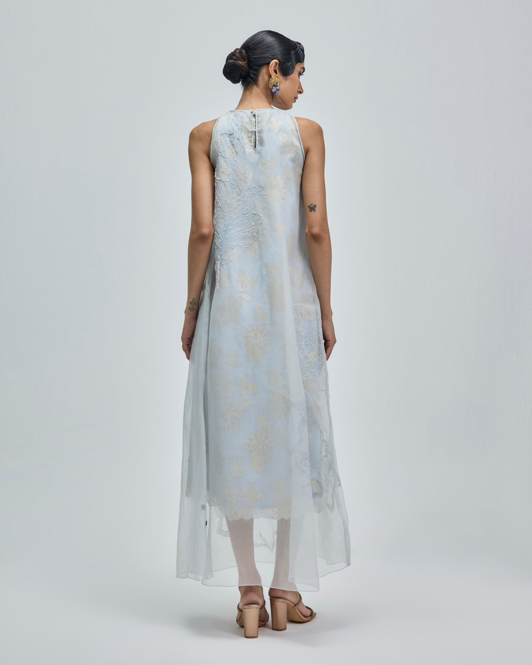 Amara Dress - Misty Blue