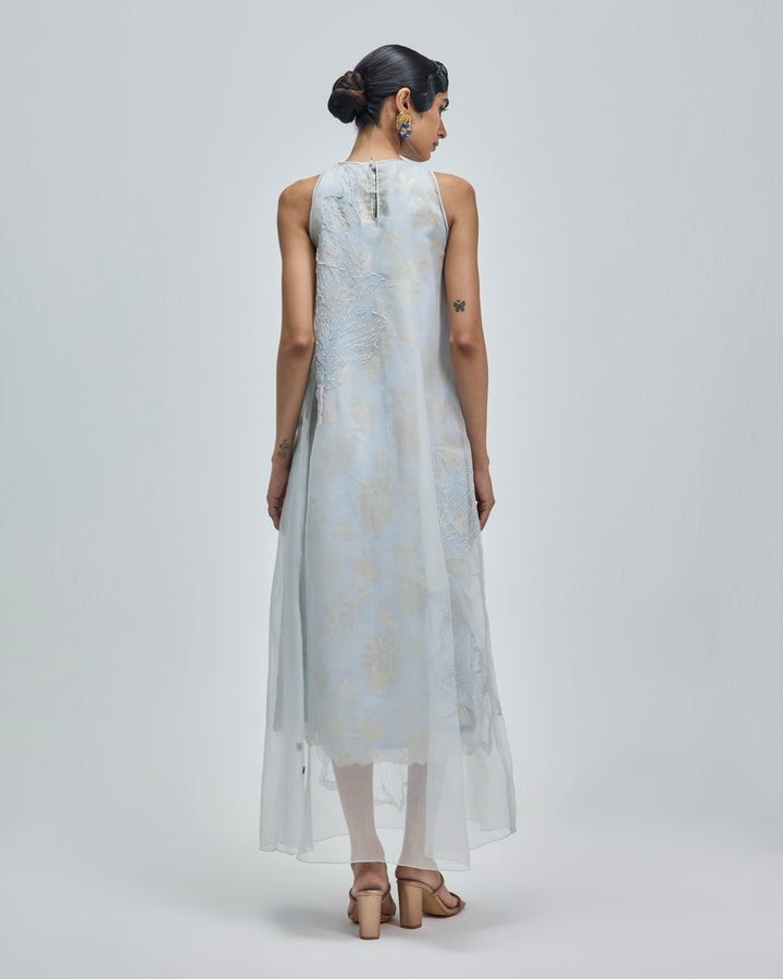Amara Dress - Misty Blue