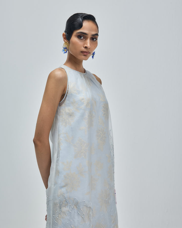 Amara Dress - Misty Blue