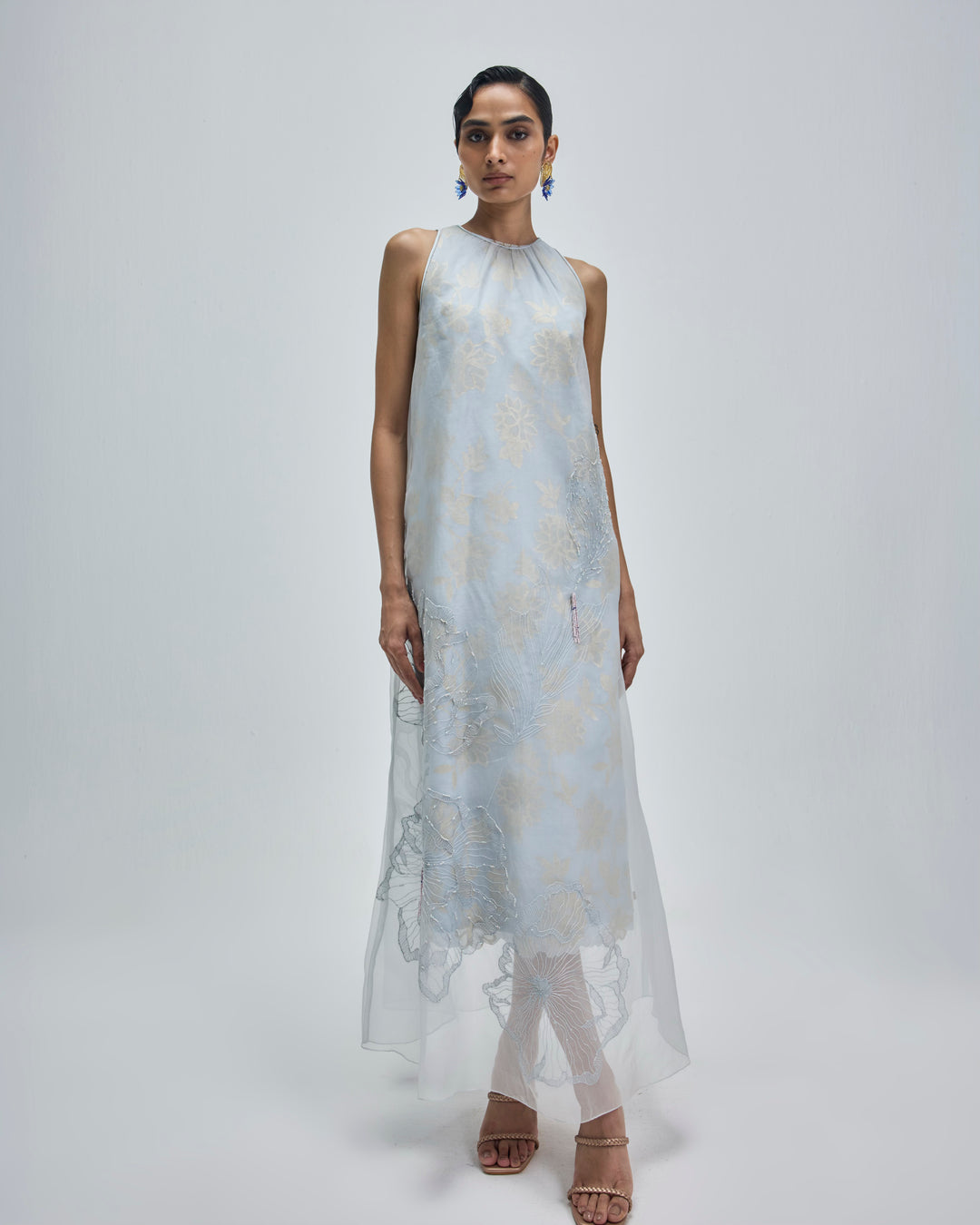 Amara Dress - Misty Blue