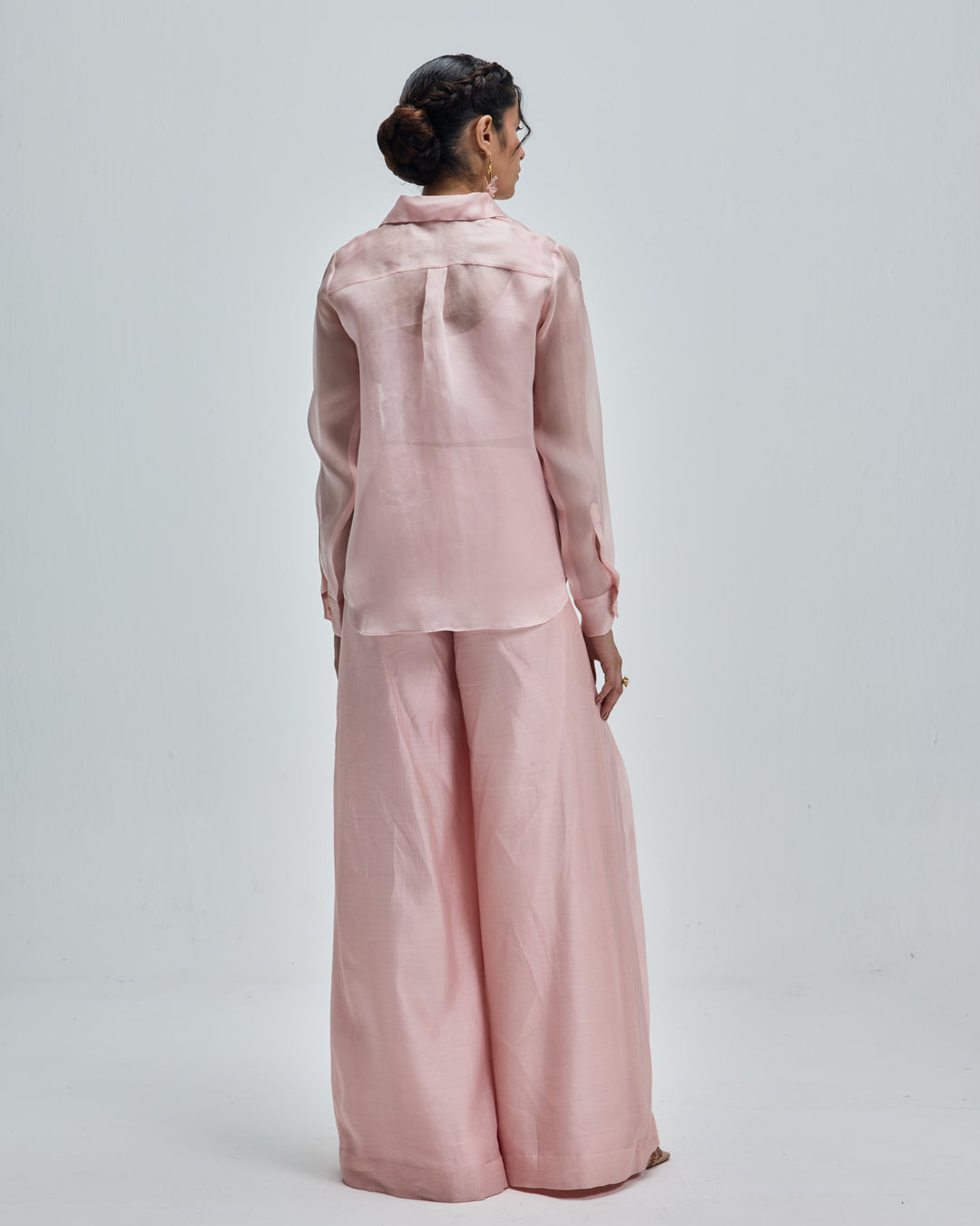 Organza Dog Shirt - Petal Pink