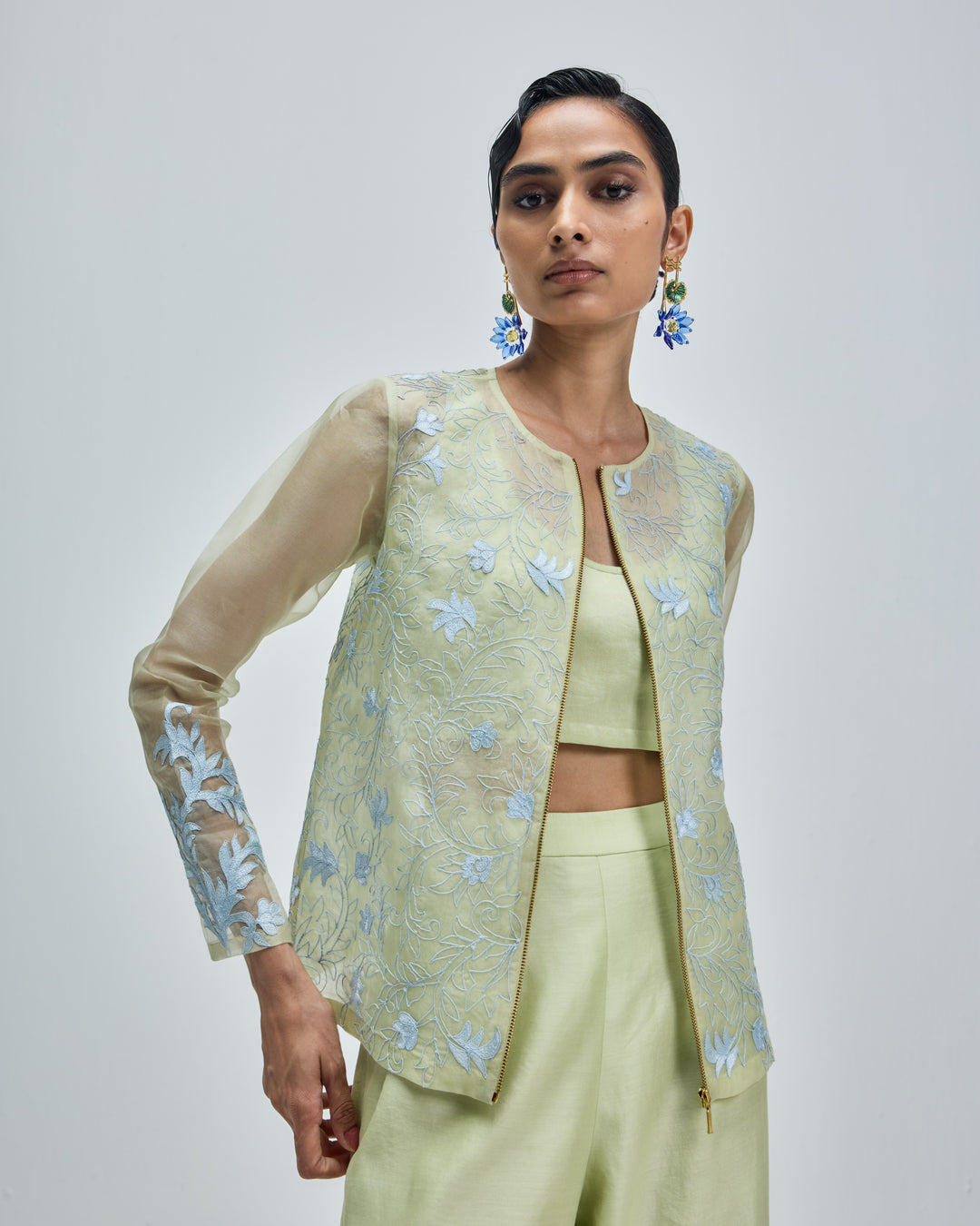 Saba Jacket - Lime Pearl
