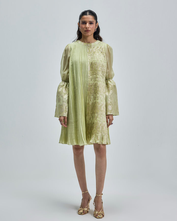 Naira Dress - Lime Pearl