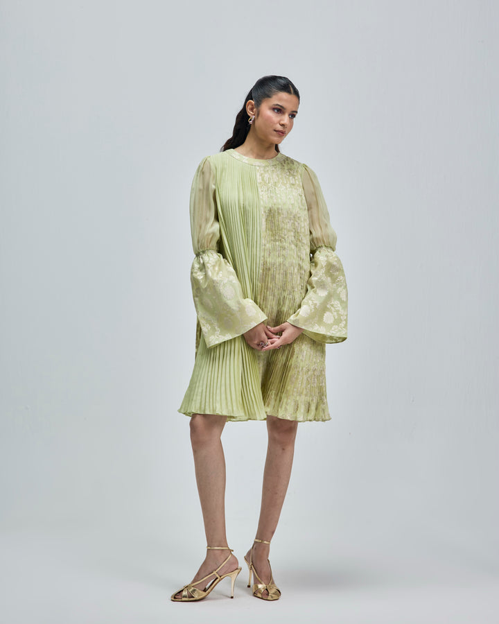 Naira Dress - Lime Pearl