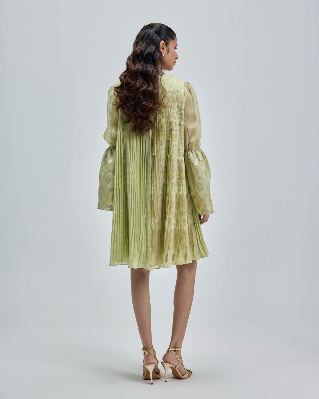 Naira Dress - Lime Pearl