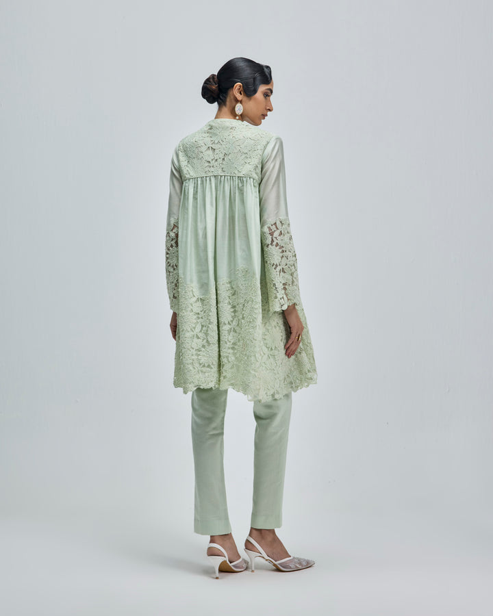 Neer Kurta - Willow Green
