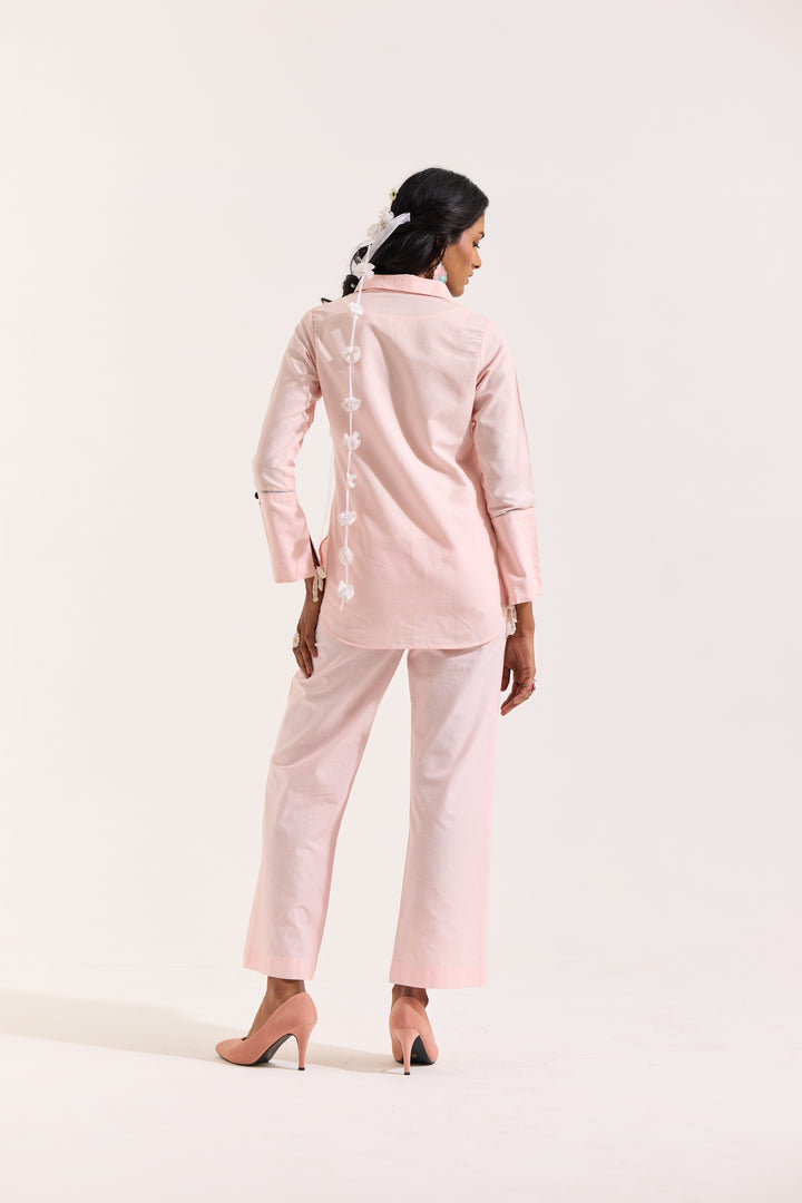 Pink Linen Shirt